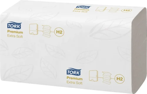 TORK® Xpress® ekstra myke Multifold (Interfold) håndkluter H2 System