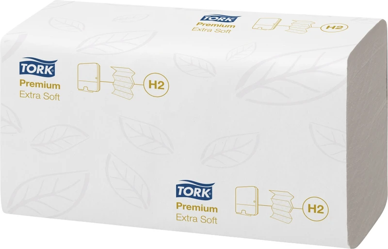 TORK® Xpress® ekstra myke Multifold (Interfold) håndkluter H2 System