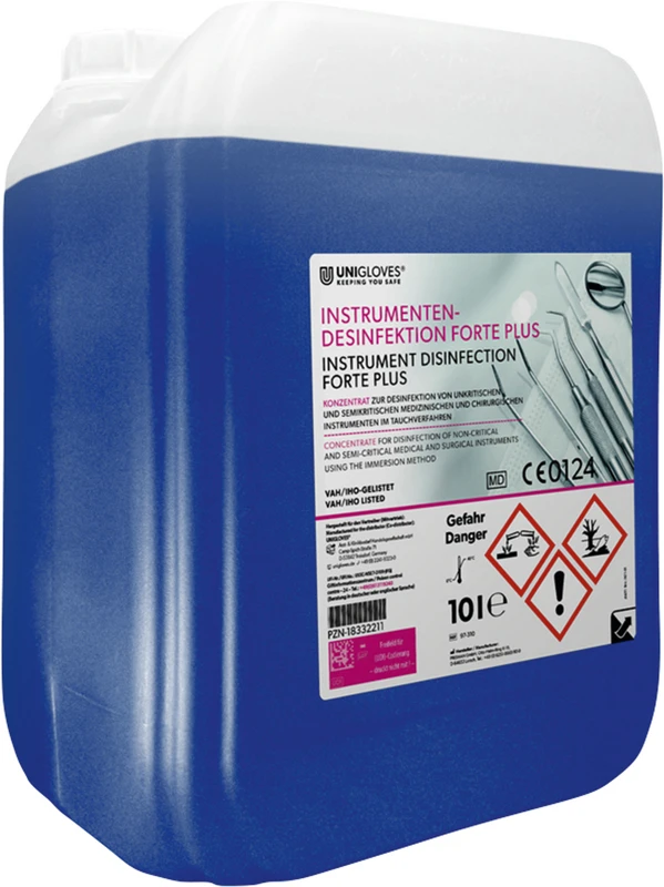 UNIGLOVES Instrumentdesinfeksjon Forte PLUS