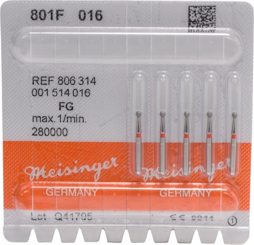 Diamanter 801, FG, Figur 001, rund, ISO 016, 5 stk
