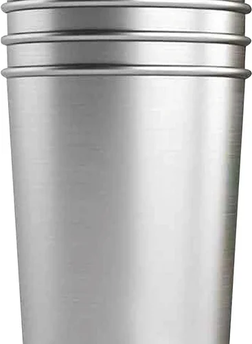 Munnvannskopp i rustfritt stål, nøytral farge