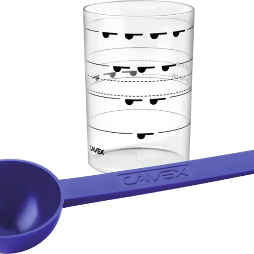 Cavex pulverskje + målekopp