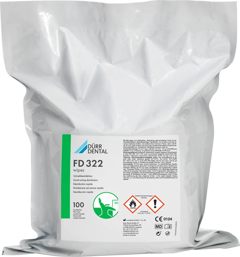 våtservietter for overflatedesinfeksjon