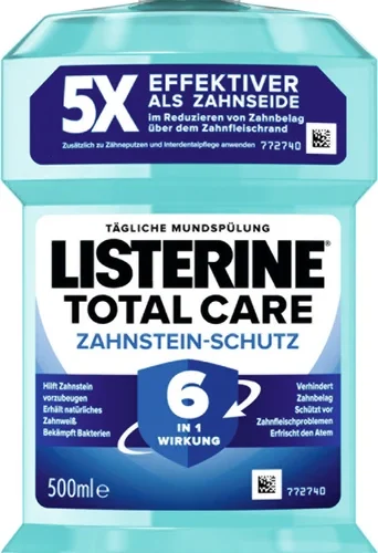 LISTERINE® TOTAL CARE TANNSTEIN-BESKYTTELSE