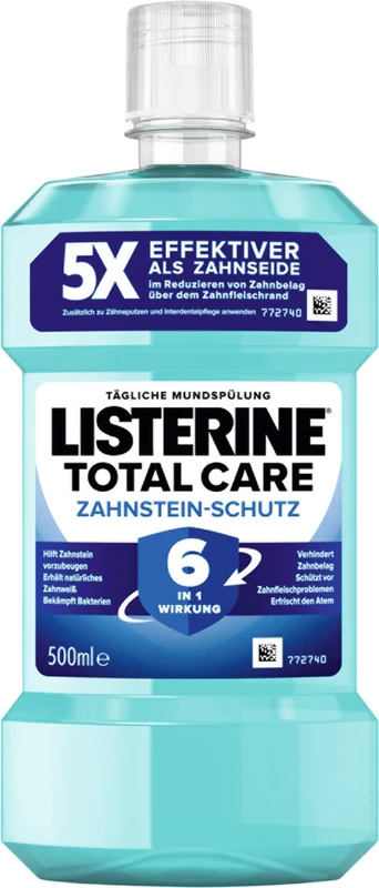 LISTERINE® TOTAL CARE TANNSTEIN-BESKYTTELSE