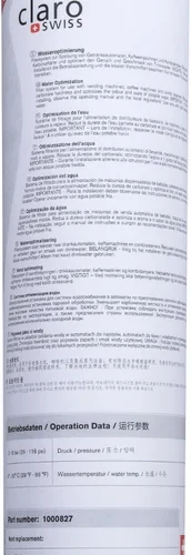 POWER steamer water softener filterpatron