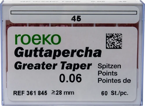 Guttapercha Greater Taper
