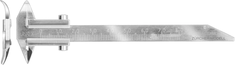 Ortodontisk skyvelære (Zürich-modell)