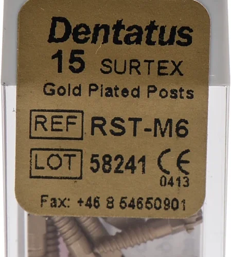 Classic gullbelagte Surtex-rotstolper