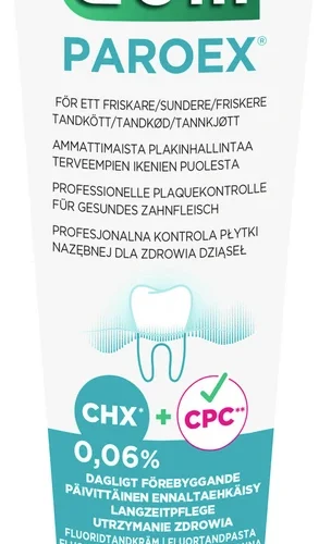 GUM® PAROEX® tannkrem 0,06% CHX