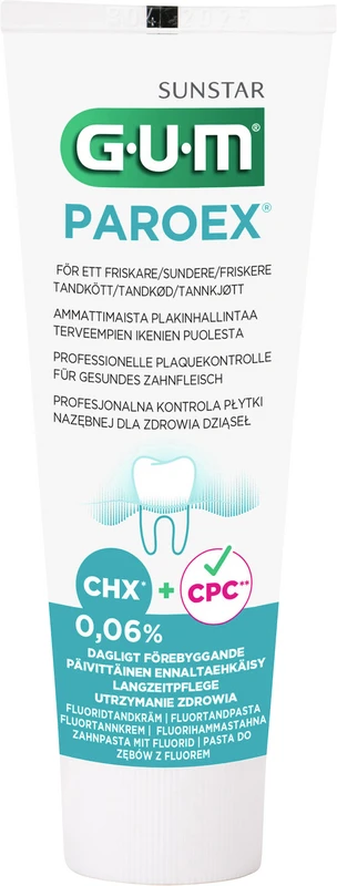 GUM® PAROEX® tannkrem 0,06% CHX