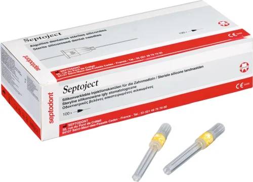 Septoject injeksjonskanyle, 100 stk, G27/0,4 x 42 mm
