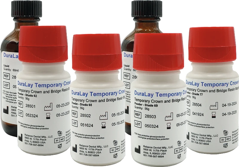 DuraLay midlertidig krone og bro