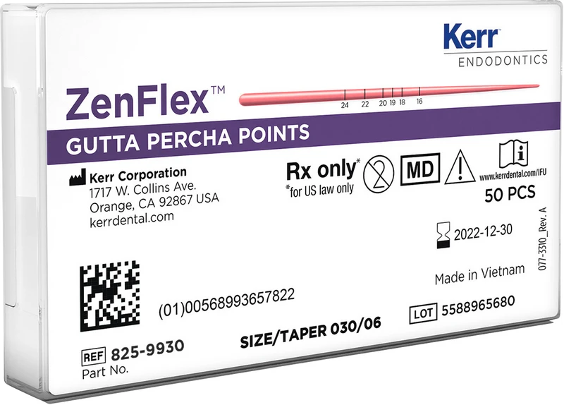 ZenFlex™ guttapercha-spisser