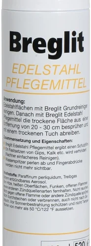 pleiemiddel for rustfritt stål