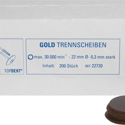 TOPDENT gullskjæreskiver