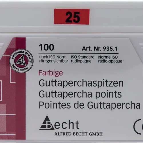 Fargede guttaperkaspisser