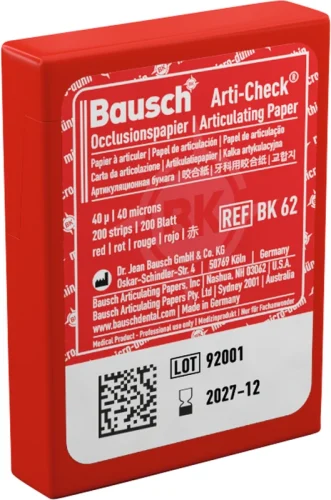 Okklusjonspapir Arti-Check® 40 µ
