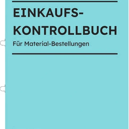 Innkjøps-/materialkontrollbok