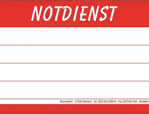 Nødservice Etiketter