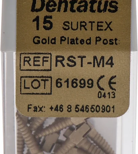 Classic Surtex forgylte rotstifter