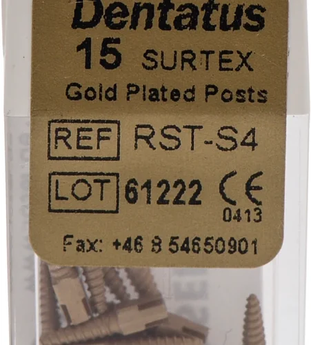 Classic Surtex forgylte rotstifter