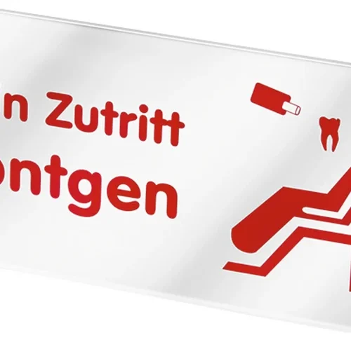 Skilt - Ingen adgang røntgen