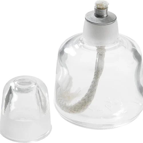 Spirituslampe av klart glass 75 ml