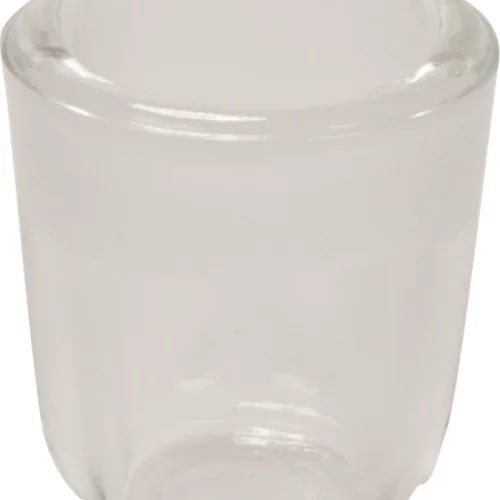 Spirituslampehette laget av klart glass