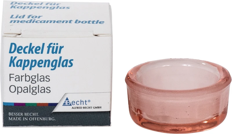 Kappeglass av farget glass