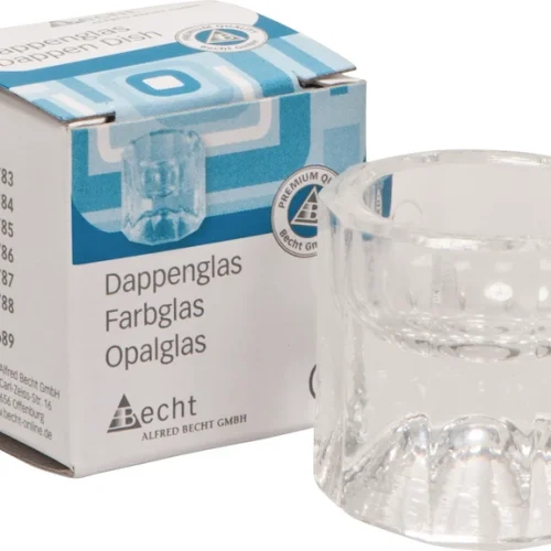 Dappenglass av farget glass