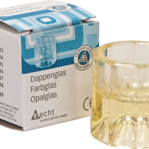 Dappenglass av farget glass