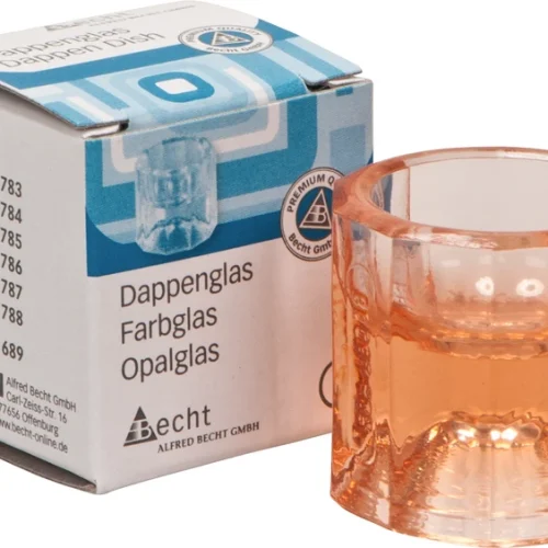 Dappenglass av farget glass