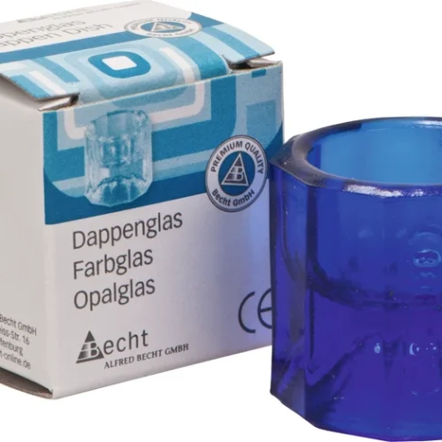 Dappenglass av farget glass