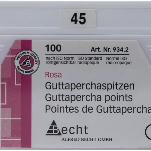 Guttaperkaspisser rosa