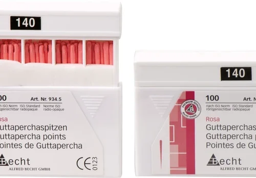 Guttaperkaspisser rosa