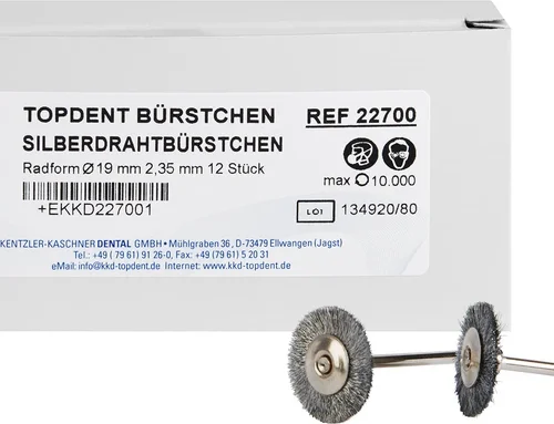 TOPDENT sølvtrådbørster