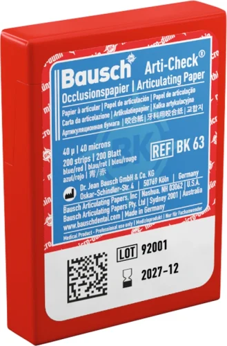 Okklusjonspapir Arti-Check® 40 µ