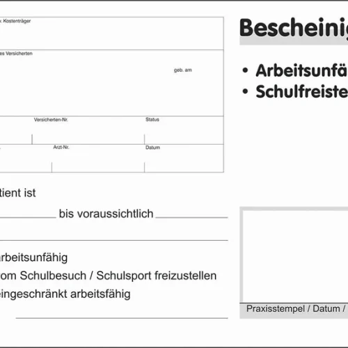 Attest på uførhet til skole, idrett og arbeid (privat)