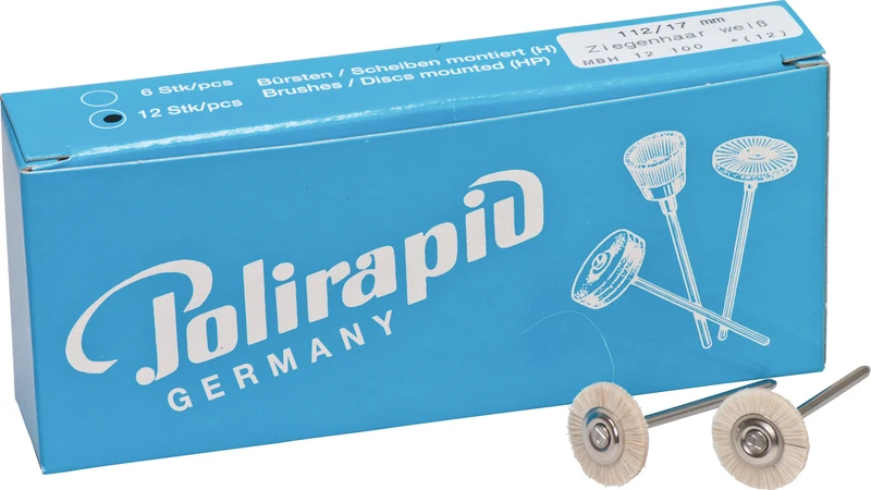 Minatyrbørster Geitehår