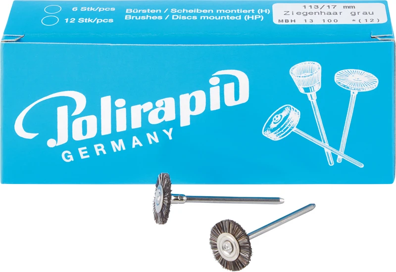 Miniatyrbørster geitehår