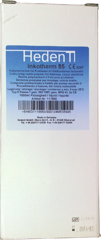 Inkotherm 85 støpeplast