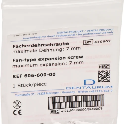 Vifteutvidelsesskrue rustfritt stål