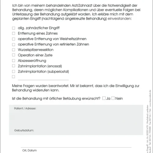 Pasientinformasjon og samtykke