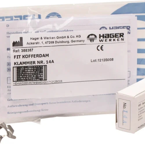 Fit-Kofferdam® dypt penetrerende molarklemmer med vinger