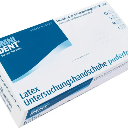 Omni latex-undersøkelseshansker, pudderfri