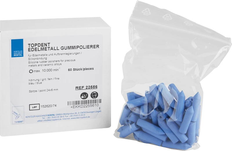 TOPDENT Edelmetall gummipolerer