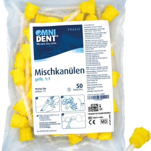 Omni blandekanuler gul 1:1