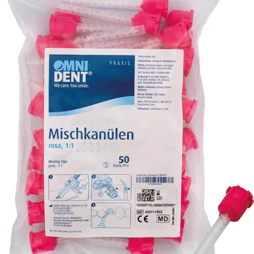 Omni-blandekanyler rosa 1:1