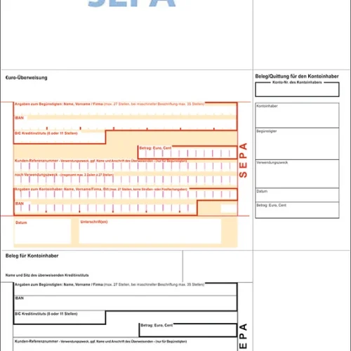 Overføring/betalingsblankett